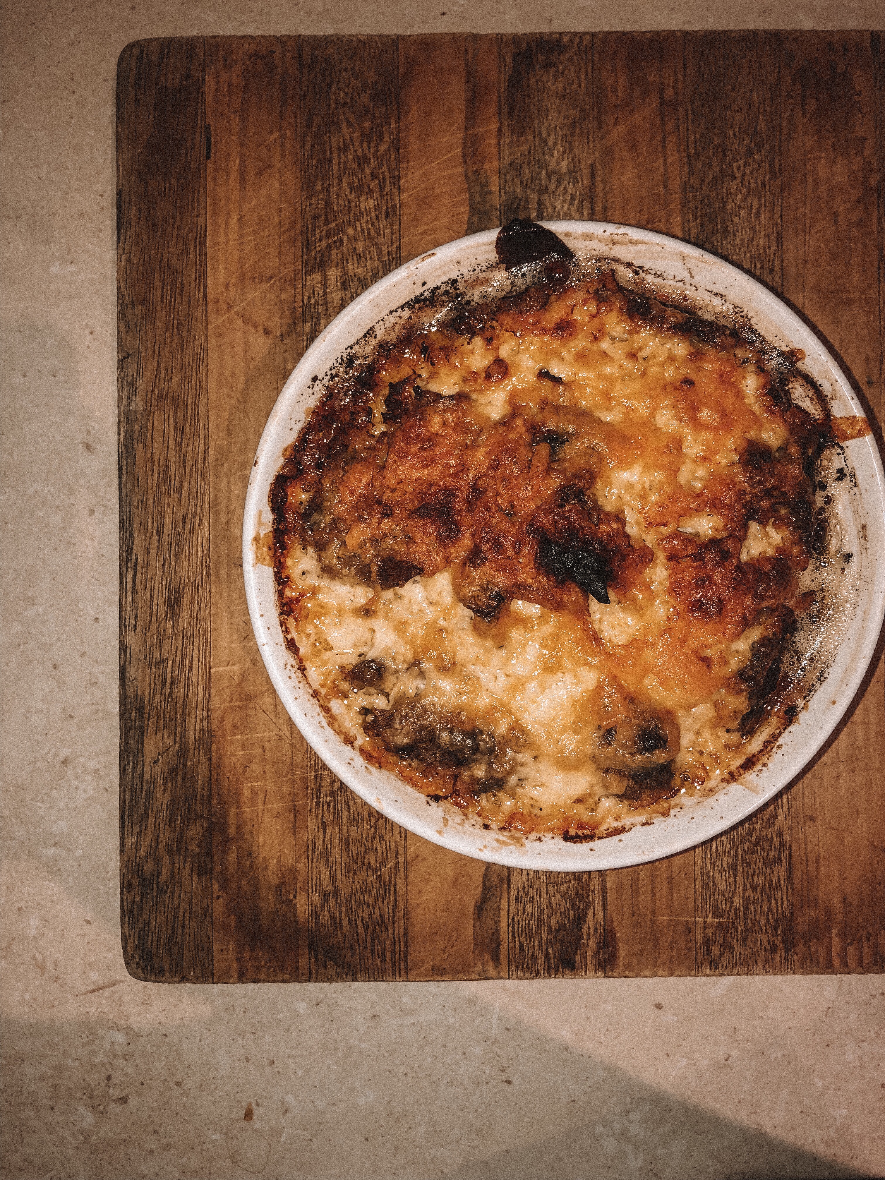 Onion mushroom frittata